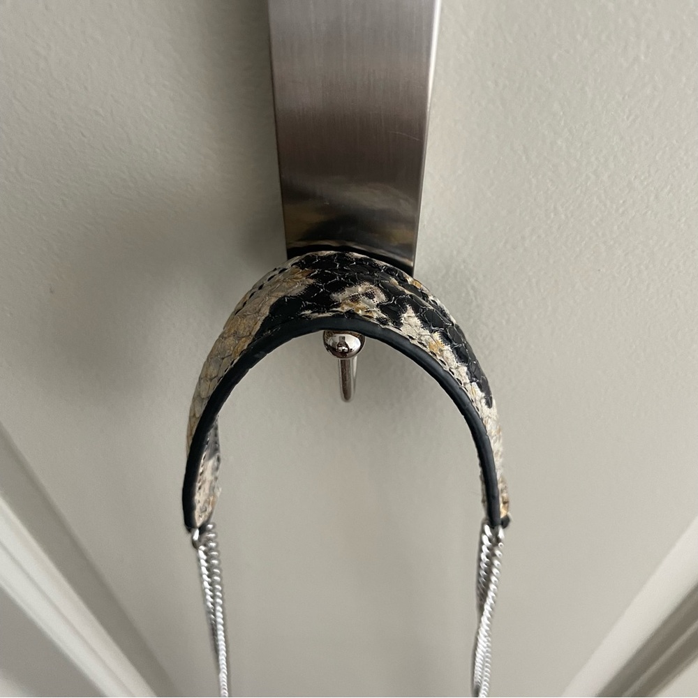 Gigi New York Mini Python Envelope Sliver Chain C… - image 6